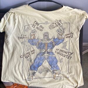 M | Yellow Thanos Graphic T-Shirt